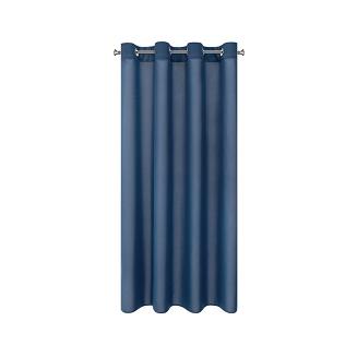 Zasłona gotowa na przelotkach RITA 140x250 Eurofirany ciemnoniebieski