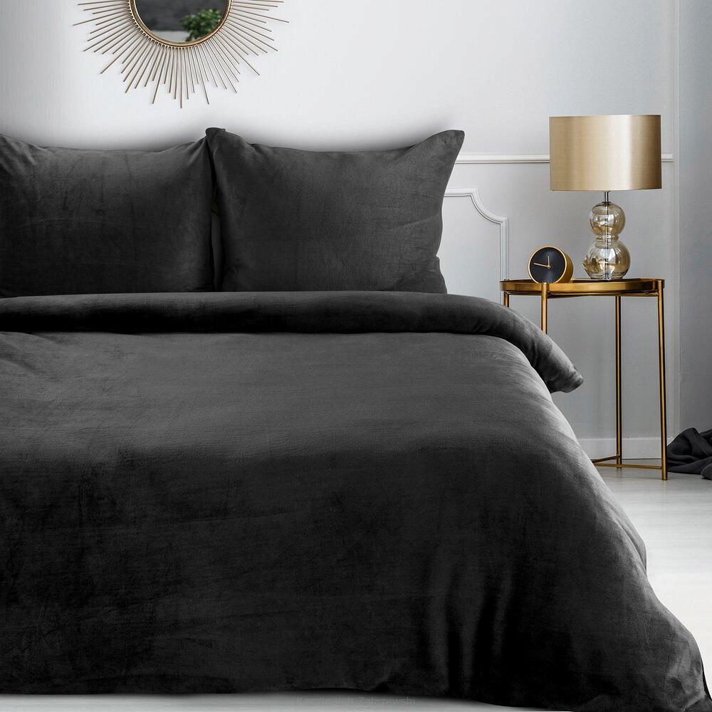 Pościel satynowa 160x200 Eurofirany czarny