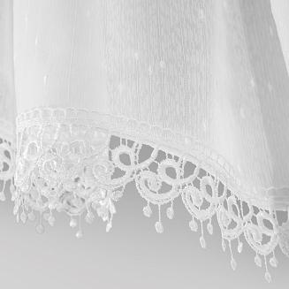 Firana gotowa na taśmie DAGMARA-5 400x65 Eurofirany biały