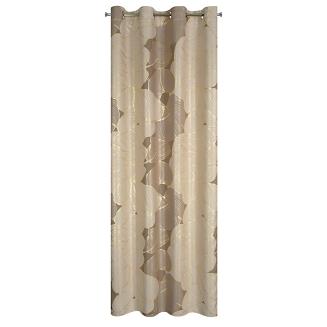 Zasłona gotowa na przelotkach FREZJA 140x250 Eurofirany beżowy/złoty