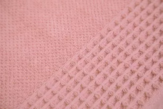 Ręcznik bawełniany WAFFLE 50x100 różowy