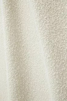 Kremowa Zasłona na Taśmie 140x270 Dreamy Boucle