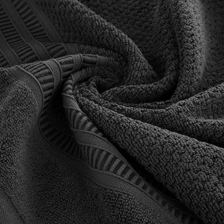 Ręcznik bawełniany ROSITA 50x90 Eurofirany czarny