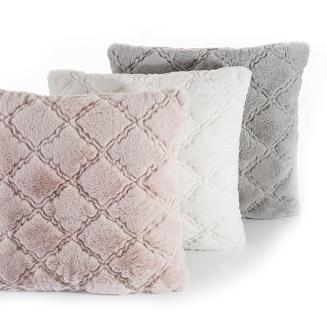 Poszewka dekoracyjna GIAN 45x45 Eurofirany jasnoróżowy