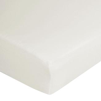 Prześcieradło jersey z gumką  90x200 Design91 kremowy