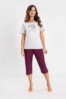 Piżama damska REGINA kod 732 fiolet