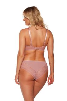 Figi damskie z koronką Clea 1235 różowy