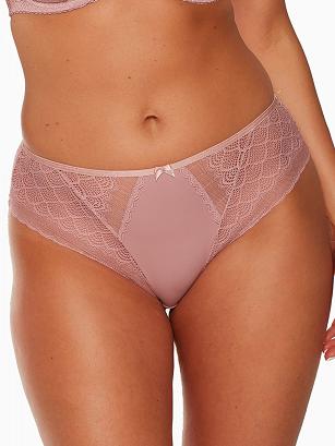 Figi damskie z koronką Clea 1235 różowy