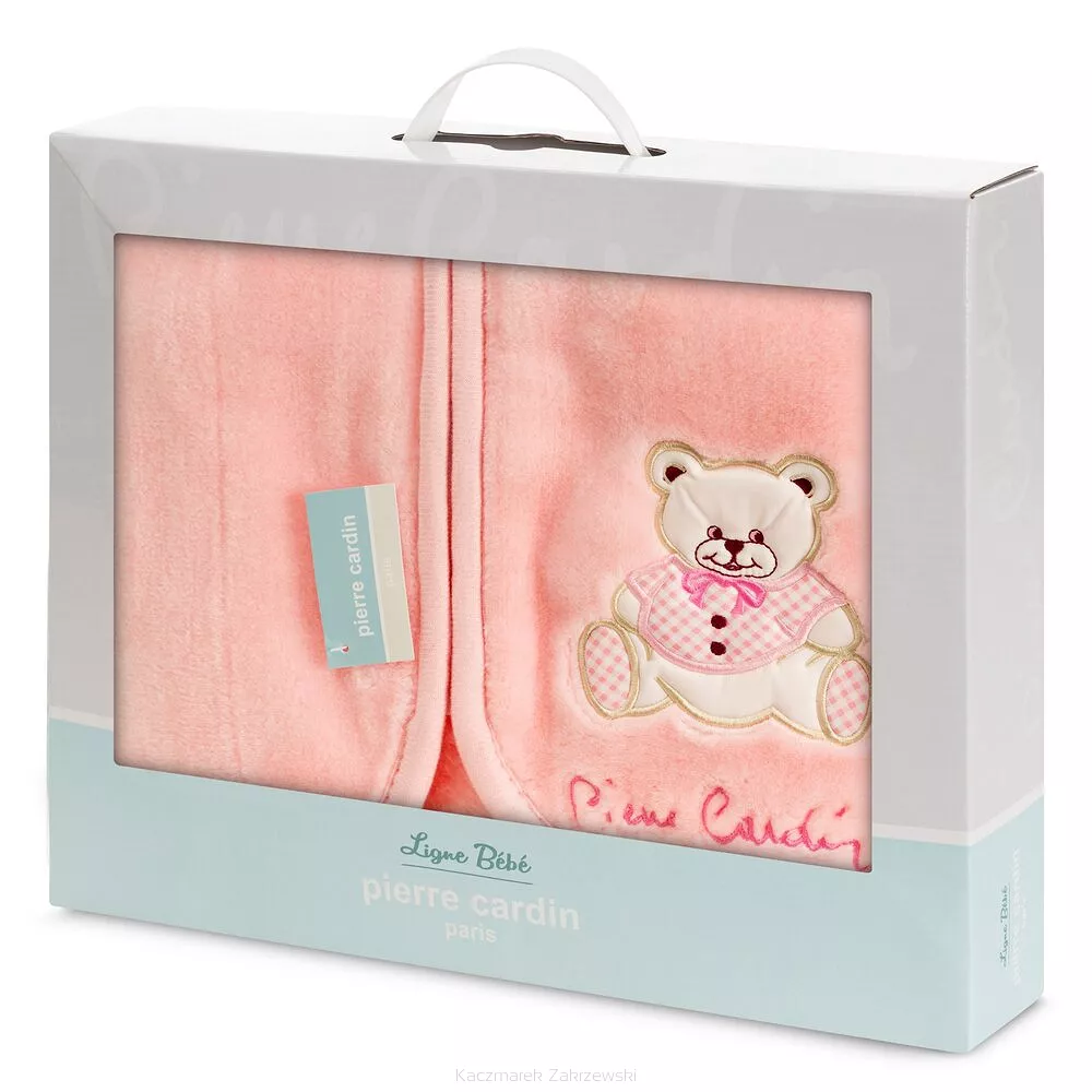 Koc Pierre Cardin BABY6 80x90 Pierre Cardin Eurofirany różowy