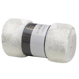 Koc narzuta GINKO2 150x200 Eurofirany biały