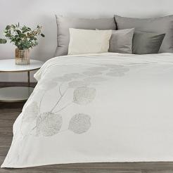 Koc narzuta GINKO2 150x200 Eurofirany biały