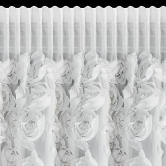 Firana gotowa na taśmie DIANA 350x160 Eurofirany biały