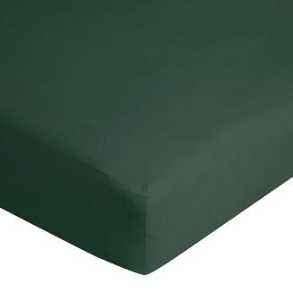 Prześcieradło jersey z gumką  220x240 Design91 butelkowy zielony