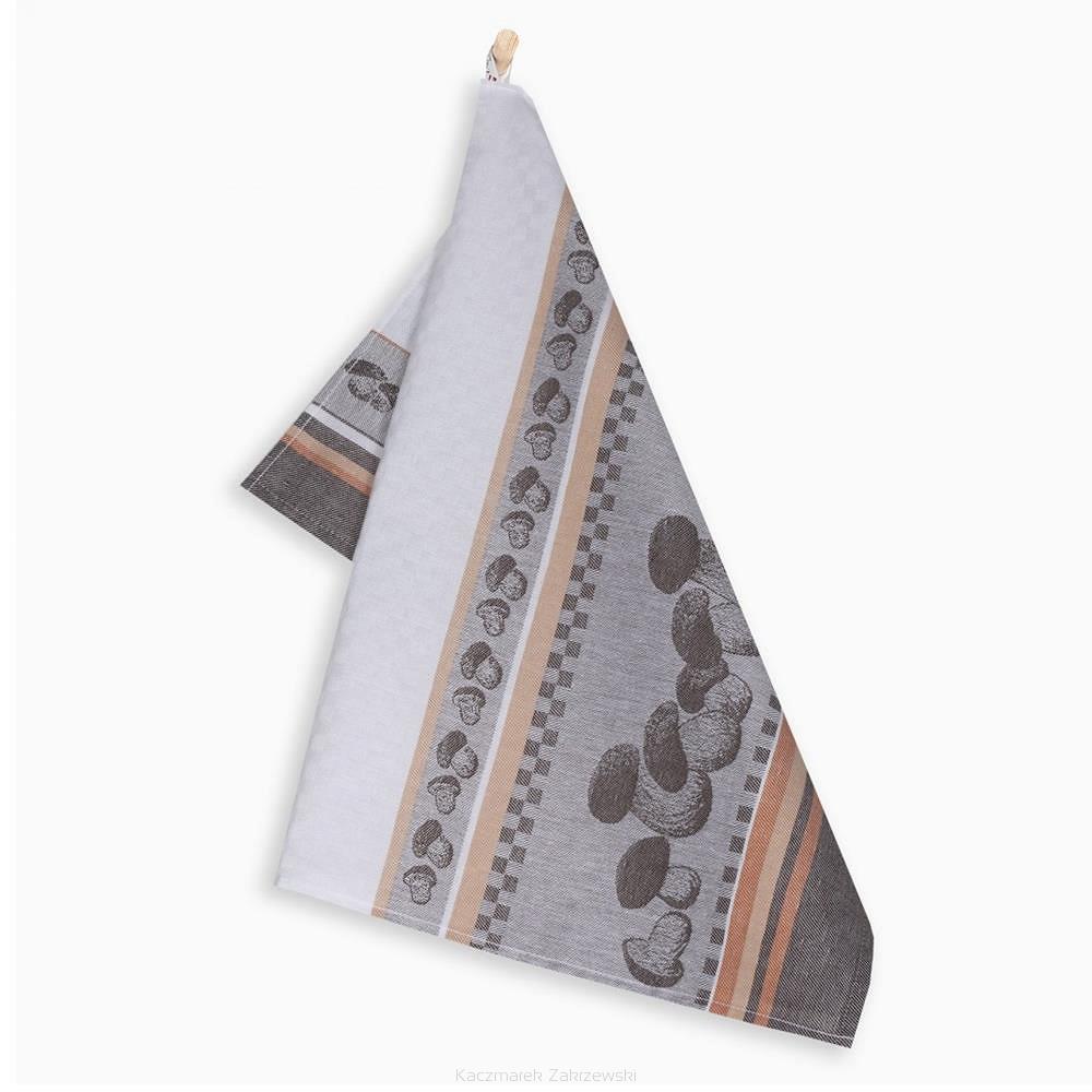 Ścierka kuchenna 50x70 Zwoltex wzór BOROWIK brązowy