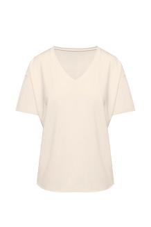 Bluzka damska oversize z krótkim rękawem  PATTY kolor: wanilia