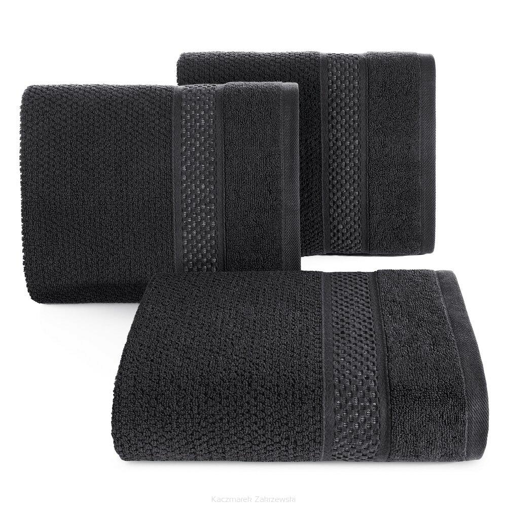 Ręcznik bawełniany DANNY 50x90 Eurofirany czarny