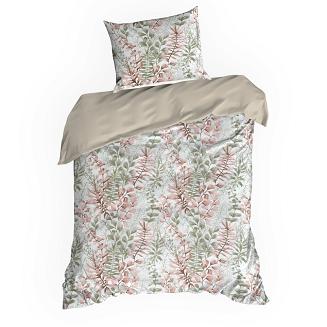 Pościel bawełniana FREESIA 140x200 Eurofirany pudrowy róż