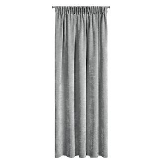 Zasłona gotowa na taśmie NILO 140x270 Eurofirany szary