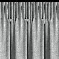 Zasłona gotowa na taśmie NILO 140x270 Eurofirany szary