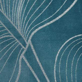 Koc narzuta BLANCA 150x200 Eurofirany turkusowy/złoty