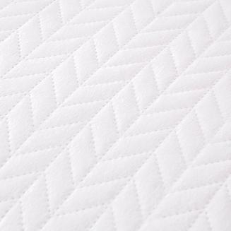 Narzuta dekoracyjna MOXIE 240x260 velvet biała