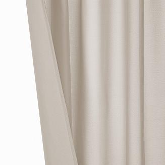 Zasłona gotowa na taśmie wodoodporna 140x250 GAIA tarasowa taupe