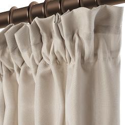 Zasłona gotowa na taśmie wodoodporna 140x250 GAIA tarasowa taupe