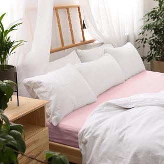 Prześcieradło jersey z gumką 80x180 Darymex jasnoróżowe