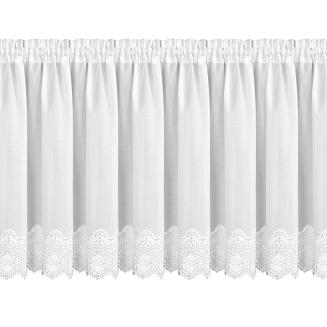 Firana gotowa na taśmie SOLA 150x70 Eurofirany biały