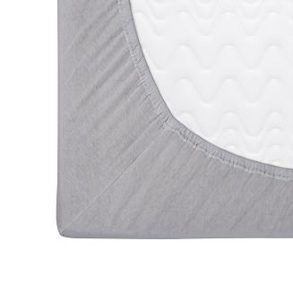 Prześcieradło jersey z gumką 60x120 Darymex szare