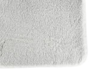 Dywanik łazienkowy LOMBOK 50x80 Euromat puszysty jasnoszary