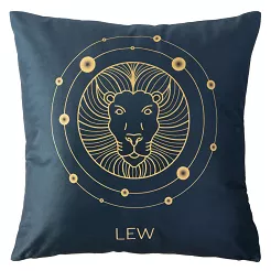 Poszewka dekoracyjna ZODIAK 40x40 Darymex granatowa Lew
