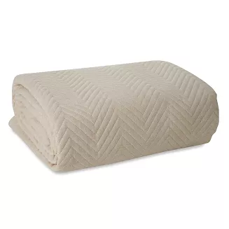 Narzuta dekoracyjna LEN 200x220 kremowy