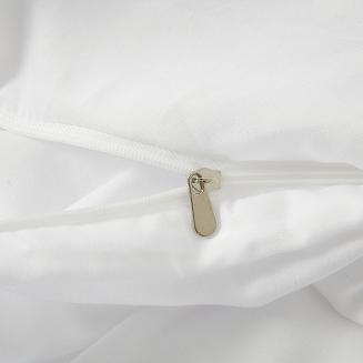 Biała świąteczna pościel w choinki 140x200 CHRISTMAS TREE