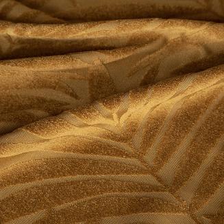 Zasłona gotowa na przelotkach LIVIA 140x250 Eurofirany miodowy