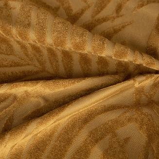 Zasłona gotowa na przelotkach LIVIA 140x250 Eurofirany miodowy