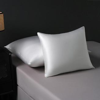 Jedwabna Poszewka 50x70 Biała