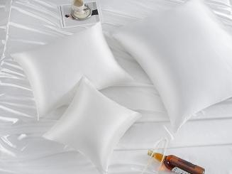 Jedwabna Poszewka 50x70 Biała