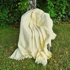 Komplet dekoracyjny narzuta 170x205 + 2x 60x170 masełkowy