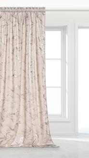 Jasny Beż Zasłona Welurowa Na Taśmie 140x270 Marmy