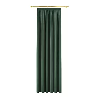 Zasłona gotowa na taśmie BLACKOUT VELVET 140x250 butelkowa