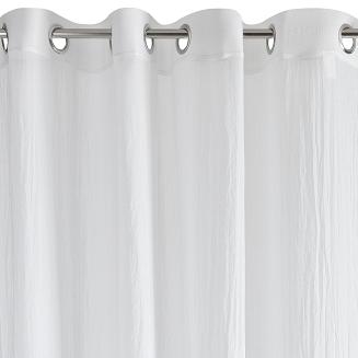 Zasłona gotowa na przelotkach ZUHAL 140x250 Eurofirany biały