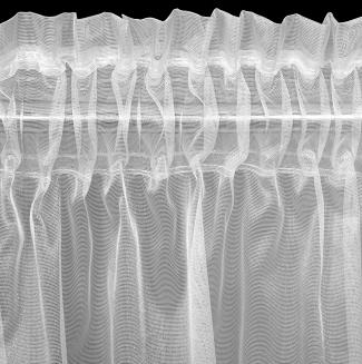 Firana gotowa na taśmie ELIZA 300x145 Eurofirany biały