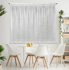 Firana gotowa na taśmie ELIZA 300x145 Eurofirany biała