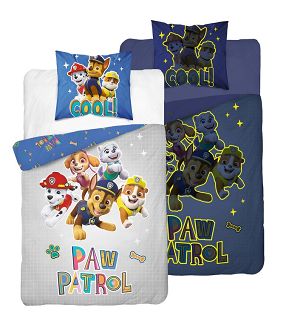 Pościel dla dzieci 140x200 fluorescencyjna wzór Psi Patrol 15