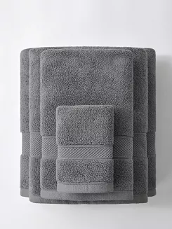 Ręcznik bawełniany Leo 50x90 szary