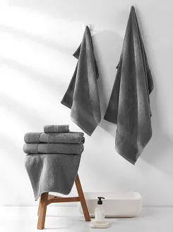 Ręcznik bawełniany Leo 50x90 szary