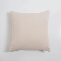 Poszewka bawełniana muślinowa 40x40 beżowa