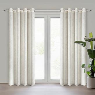 Zasłona gotowa na taśmie ELINA 140x250 Eurofirany naturalny