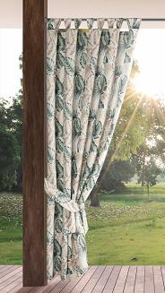 Zasłona gotowa na szelkach GARDEN 155x260 Eurofirany beżowy